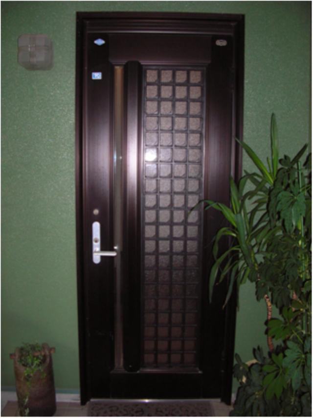 栃木小山　既存別宅玄関ドア